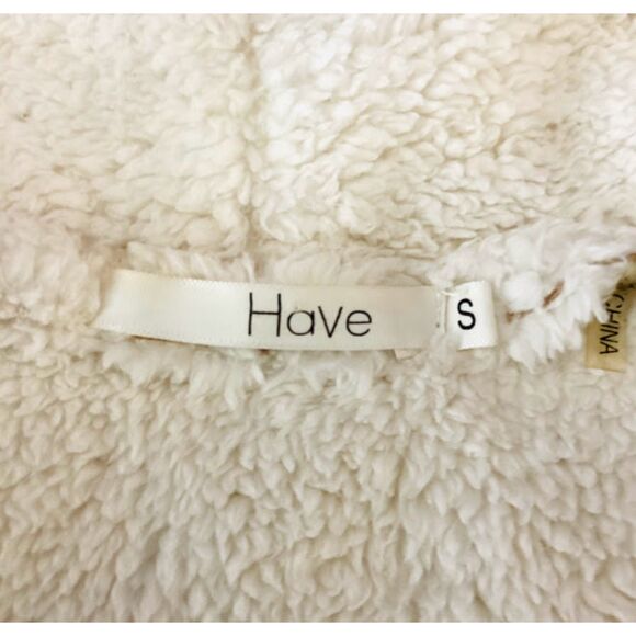 HAVE Flyaway Faux Fur Suede Women's Vest w Pockets in Camel Tan Small - Picture 6 of 12